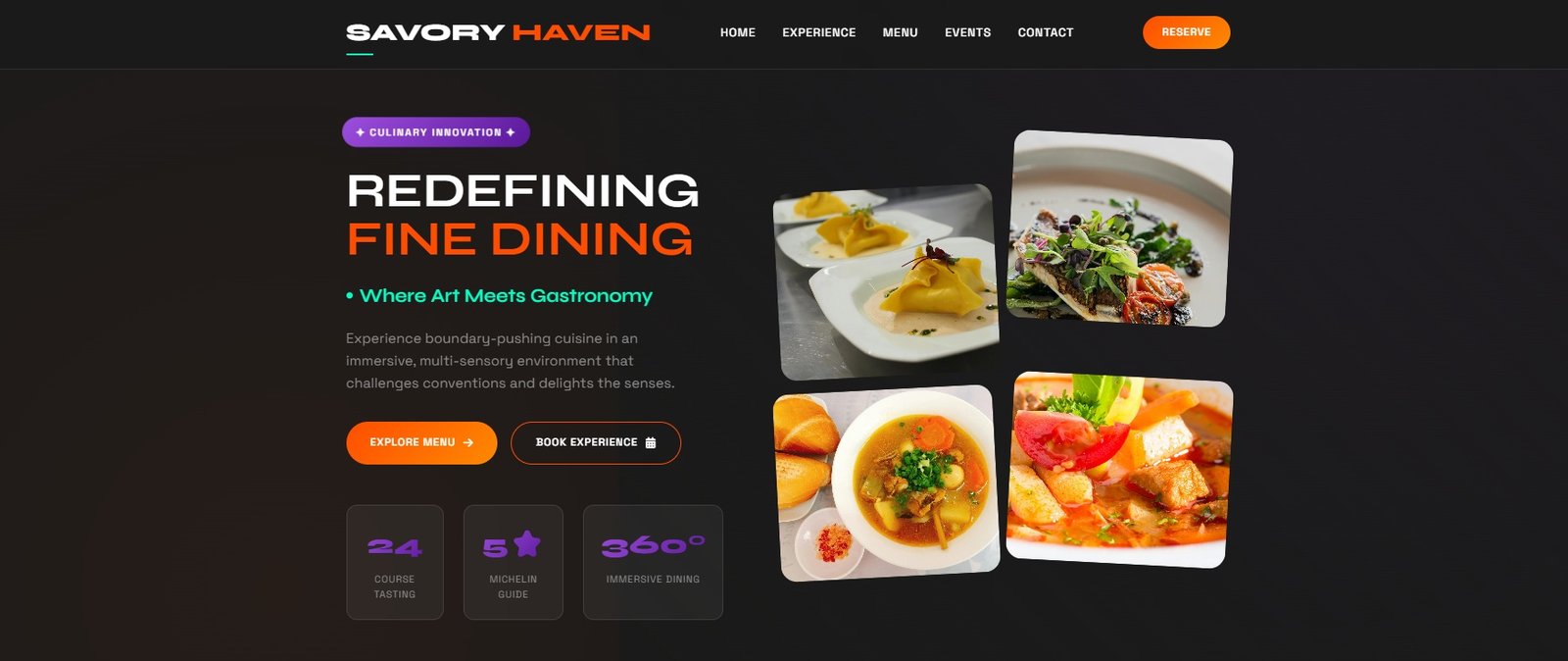 Restaurant Digital Brochure