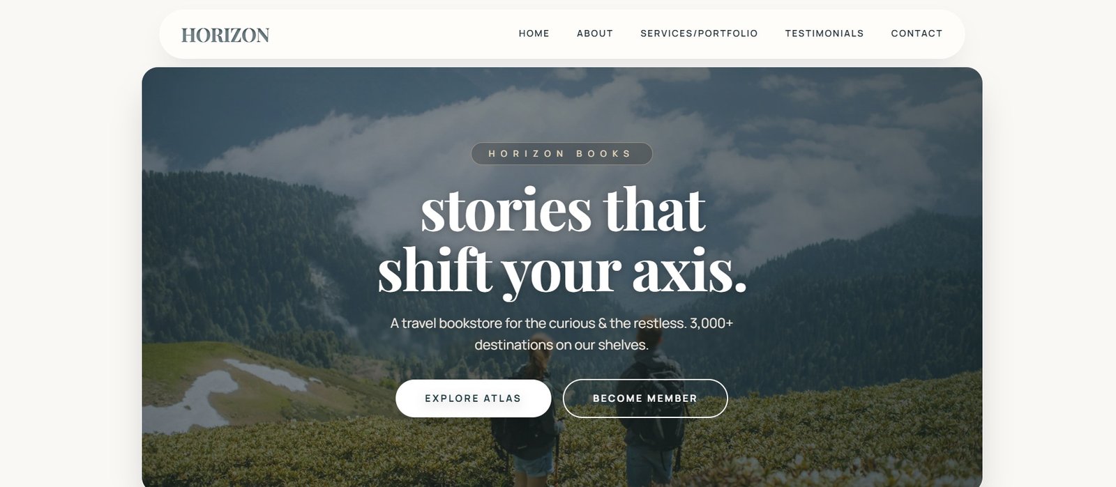 Bookstore Digital Brochure