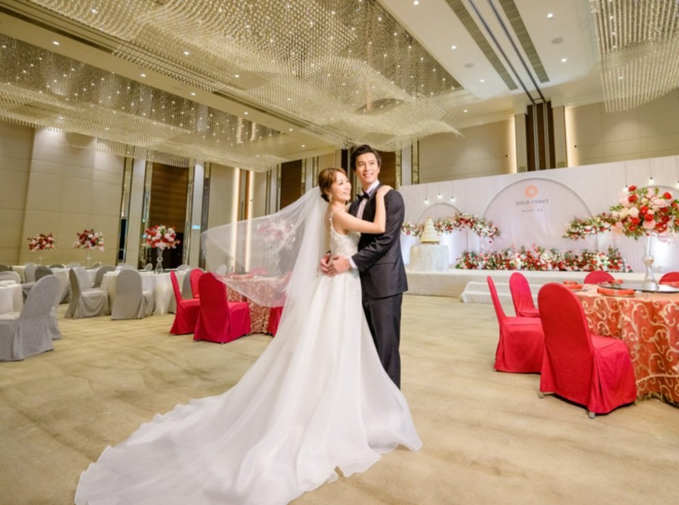 Luxury ballroom wedding